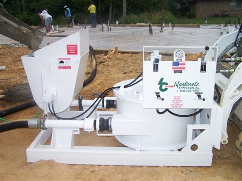 skid steer water pump attachment|skid steer mounted concrete pump.